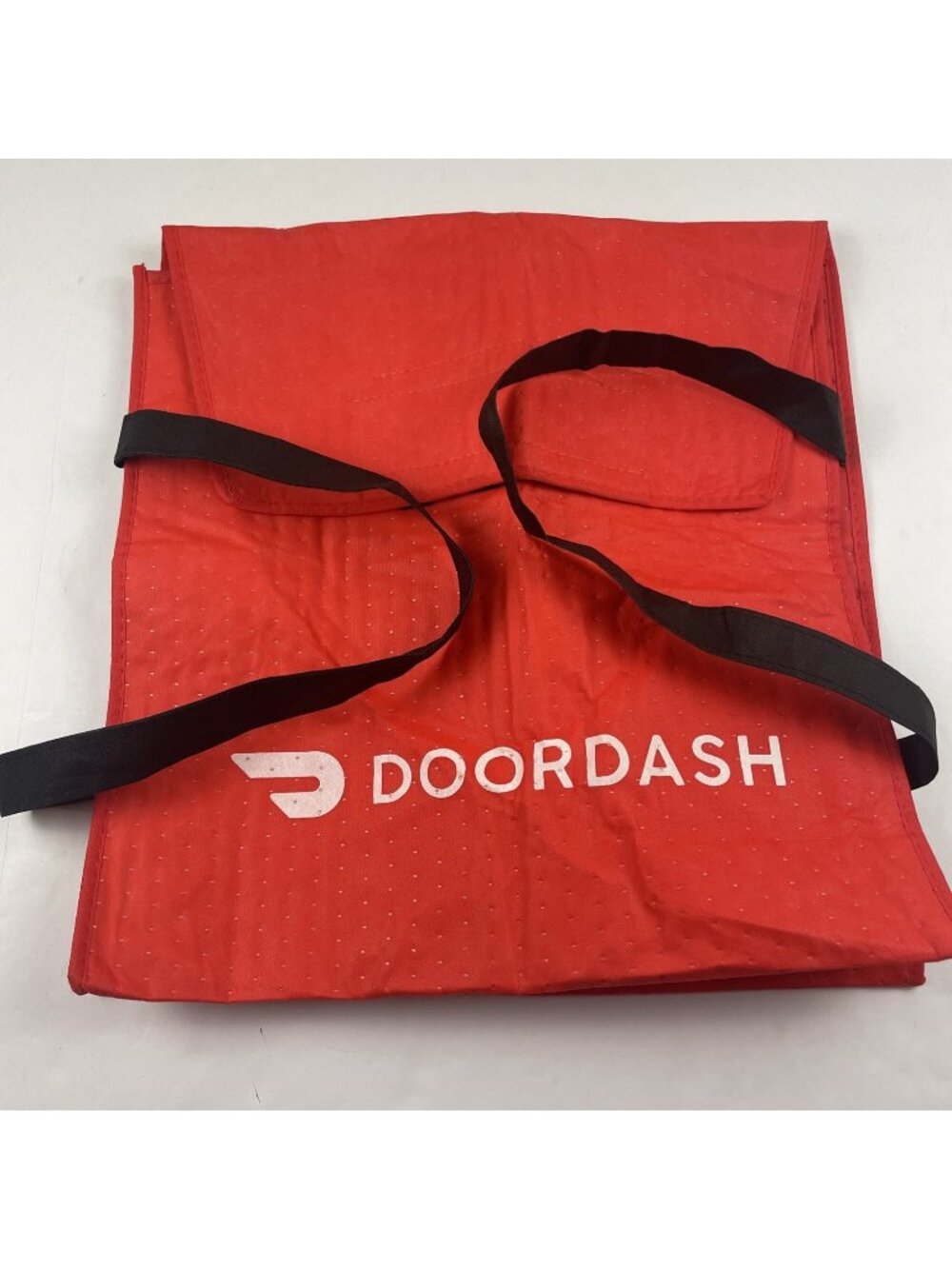 DoorDash Insulated Red Pizza Delivery Bag for Food Transport and Takeout Light